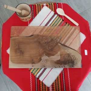 Walnut Serving Board with Epoxy Resin №2