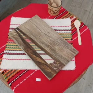 Walnut Serving Board with Epoxy Resin №8